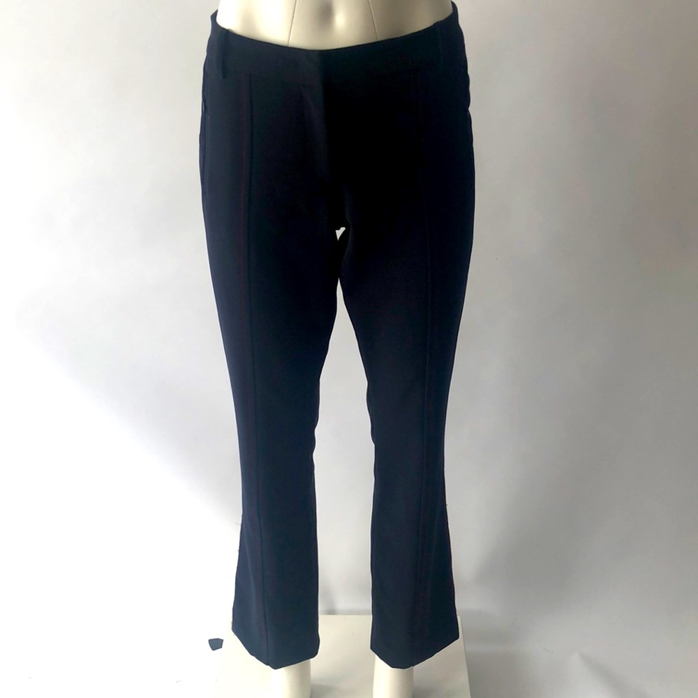 Marc Cain Navy Dress Pant with Red Stitching